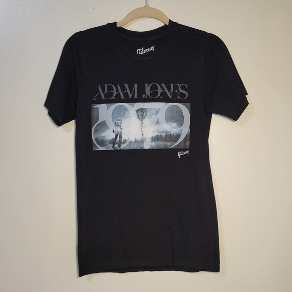Gibson Other - Gibson (Unisex S) Adam Jones 1979 Black 100% Cotton Short Sleeve Tee